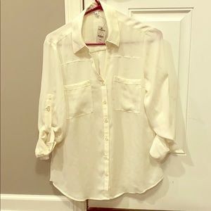 NWT Cream express the Portofino shirt medium